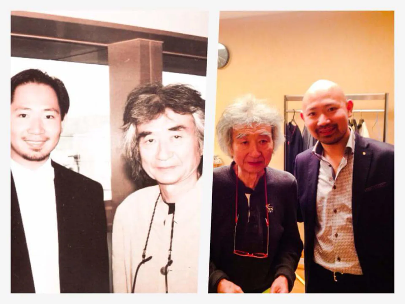 With my mentor Seiji Ozawa